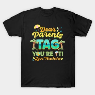 Tag Last Day Of School Summer Out Teachers Kids T-Shirt